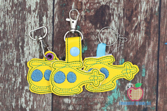 Review: Colored Cartoon Helicopter ITH Key Fob for Holidays