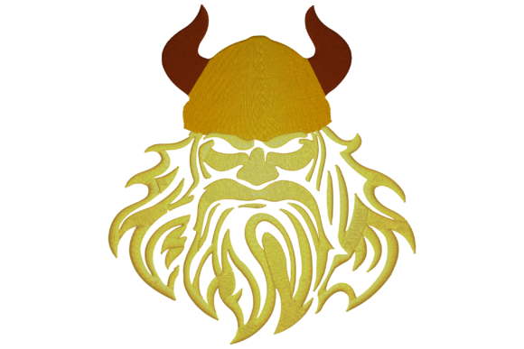 Review: Face of Viking Warrior Embroidery Design