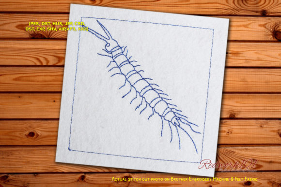 Reviewing Centipede Worm Redwork for Craft Fair Success