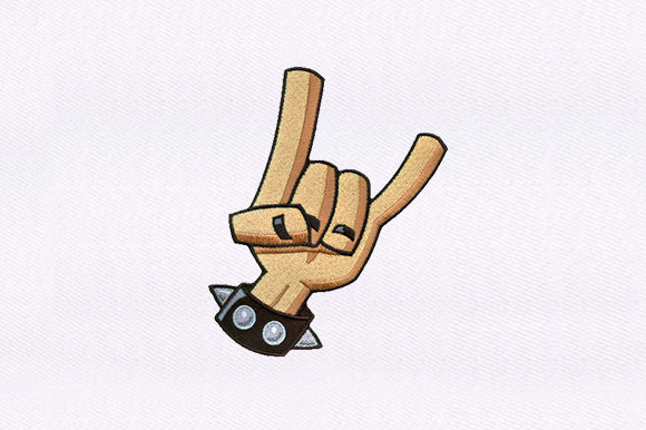 Rock on Hand Design Review for Business Merch