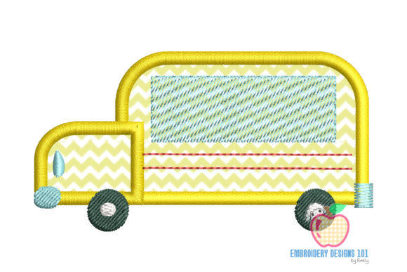 School Bus for Kids Applique Pattern Review