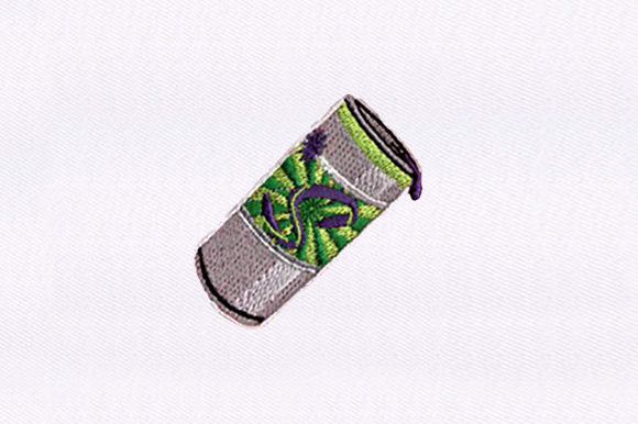 Succulent Juice Can Design: A Holiday Embroidery Review