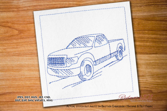 Truck Side View Redwork: A Practical Review for Makers