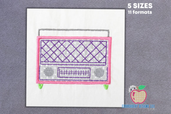 Vintage Radio Applique: A Seller's Review for Etsy Shops